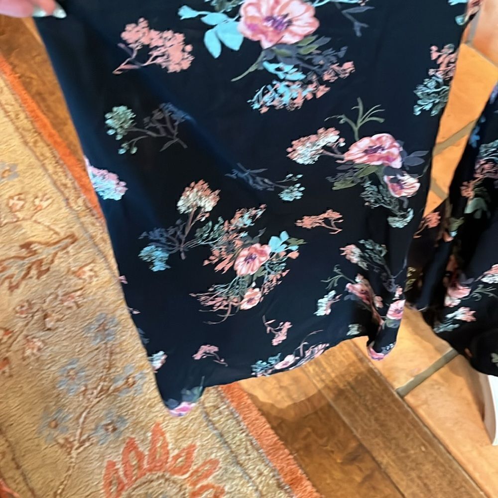 Band of Gypsies, Size M, Black Floral Jumpsuit! - Picture 4 of 9